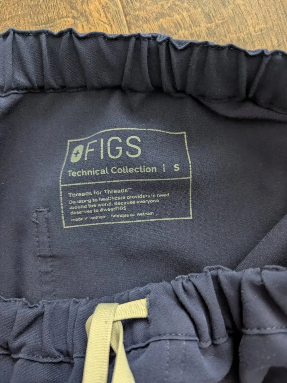 FIGS Pisco Scrub Pants Navy S